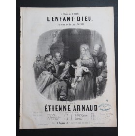 ARNAUD Étienne L'Enfant Dieu Chant Piano ca1860