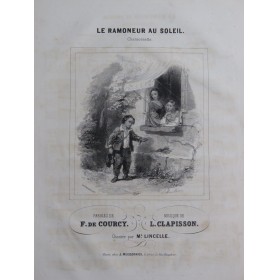 CLAPISSON Louis Le ramoneur au soleil Chant Piano ca1840