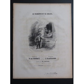 CLAPISSON Louis Le ramoneur au soleil Chant Piano ca1840