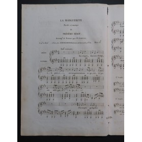 BÉRAT Frédéric La Marguerite Chant Guitare ca1830