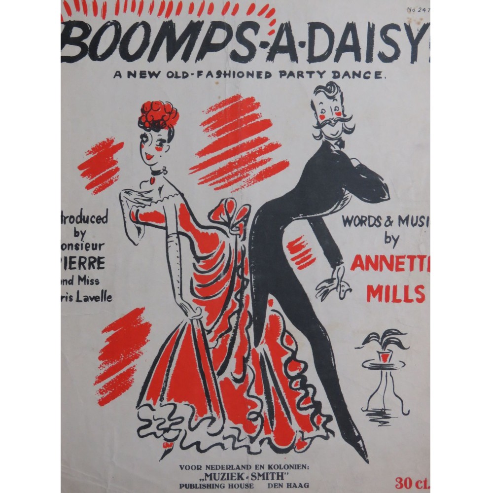 MILLS Annette Boomps-A-Daisy Chant Piano 1939