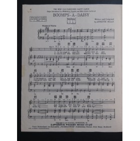 MILLS Annette Boomps-A-Daisy Chant Piano 1939