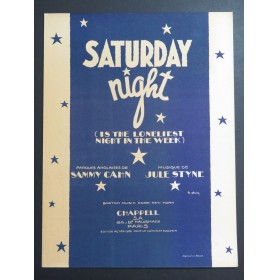 STYNE Jule Saturday Night Chant Piano 1944