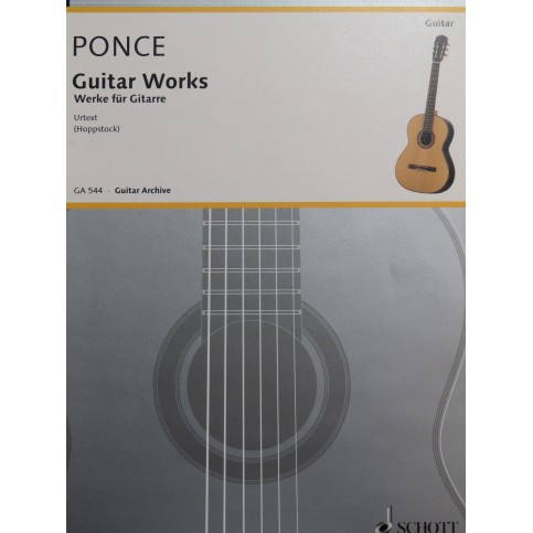 PONCE Manuel Guitar Works Pièces Guitare 2006