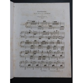 POLMARTIN H. Fantaisie sur La Favorite Donizetti op 2 Piano ca1850