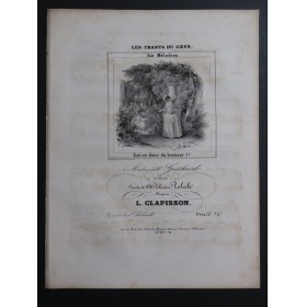 CLAPISSON Louis Est-ce du Bonheur qui l'attend Chant Piano ca1840