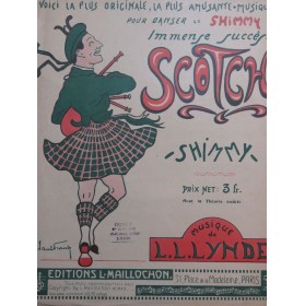 LYNDE L. L. Scotch Schimmy Danse Piano 1921