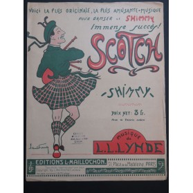 LYNDE L. L. Scotch Schimmy Danse Piano 1921