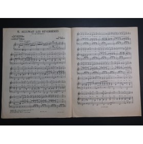 SIMON Nat Il allumait les réverbères Chant Piano 1947