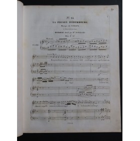 CARAFA Michele La Prison d'Edimbourg No 14 Chant Piano ca1835