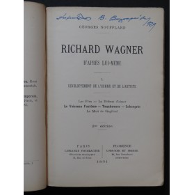 NOUFFLARD Georges Richard Wagner d'après lui-même 1891