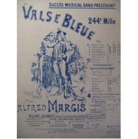 MARGIS Alfred Valse Bleue pour Piano