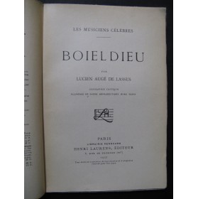 AUGÉ DE LASSUS Lucien Boieldieu Biographie critique 1927