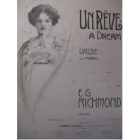 RICHMOND E. G. Un Rêve Piano 1908