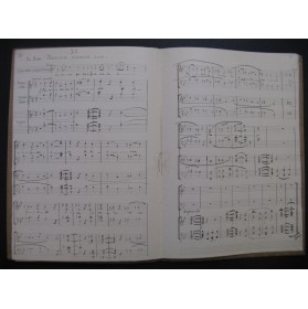 LISZT Franz Dominus conservet cum Manuscrit Chant Orgue