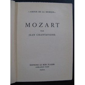 CHANTAVOINE Jean Mozart 1949