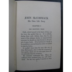 John McCORMACK His Own Life Story 1918