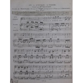 MÉHUL Les Deux Aveugles de Tolède No 1 Chant Piano ou Harpe 1806