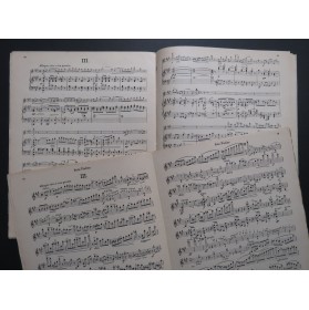 SINIGAGLIA Leone Konzert op 20 Violon Piano 1902