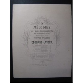 LASSEN Edouard J'avais rêvé Chant Piano ca1880