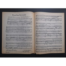 RIEDING Georges Brazilian Serenade Chant Piano ca1945