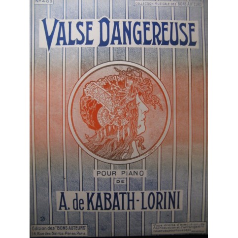 KABATH LORINI Augusta Valse Dangereuse Piano