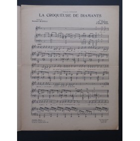 DAMASE J.-M. PETIT Roland La Croqueuse de Diamants Chant Piano 1950