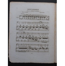 TOURY Petit ruisseau Chant Piano ca1840