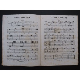 Airs Populaires Chant Nationaux Piano 4 mains ca1870