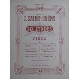 SAINT-SAËNS Camille Etude...