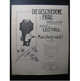 FALL Leo Die Geschiedene Frau No 13 Piano 1909