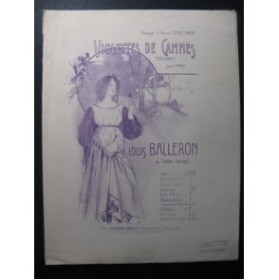 BALLERON Louis Violettes de Cannes Piano XIXe