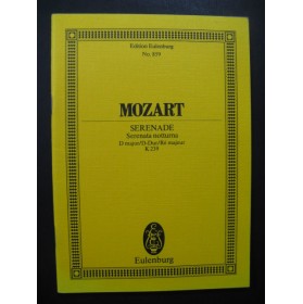 MOZART W. A. Sérénade No 6 Orchestre