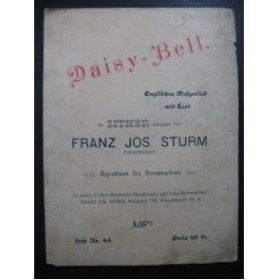 STURM Franz Jos. Daisy Bell Zither Cithare