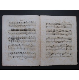 RUMMEL Joseph Les Noces de Jeannette Piano 4 mains ca1869