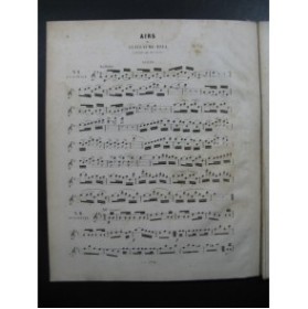 ROSSINI G. Airs de Guillaume Tell Flute solo 1862