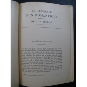 BOSCHOT Adolphe Hector Berlioz La Jeunesse d'un Romantique 1946