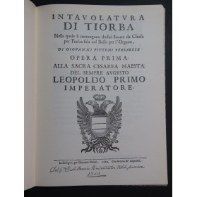 PITTONI FERRARESE Giovanni Intavolatura di Tiorba Théorbe 1980