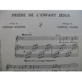Musique des Anales G. Fauré C. Debussy Chant Piano 1924