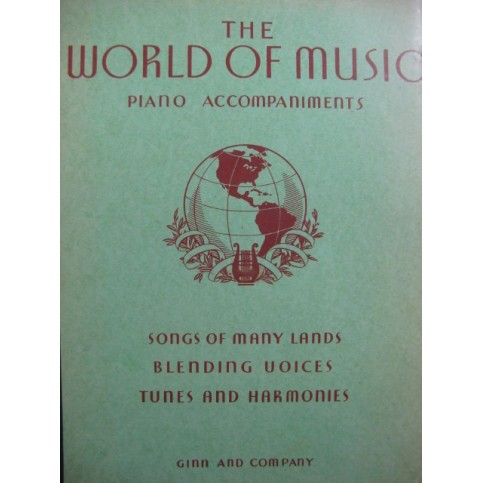 The World of Music Songs of many Lands Chant Piano