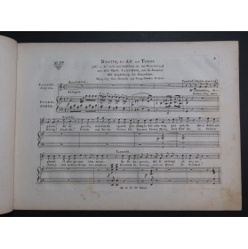 ROSSINI G. Tancredi Duetto Chant Piano ca1827