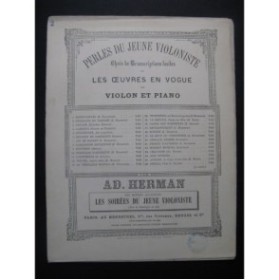 HERMAN Adolphe Sérénade du Passant Massenet Violon Piano 1903