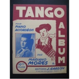 Tango Album No 10 Mariano Mores 12 Pièces Piano ou Accordéon ca1950