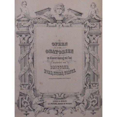 WEBER Der Freischutz Opéra Chant Piano ca1870