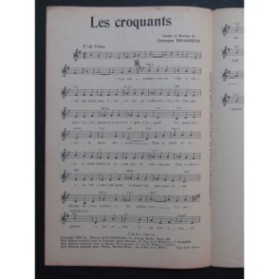Les Croquants Georges Brassens Chant 1955