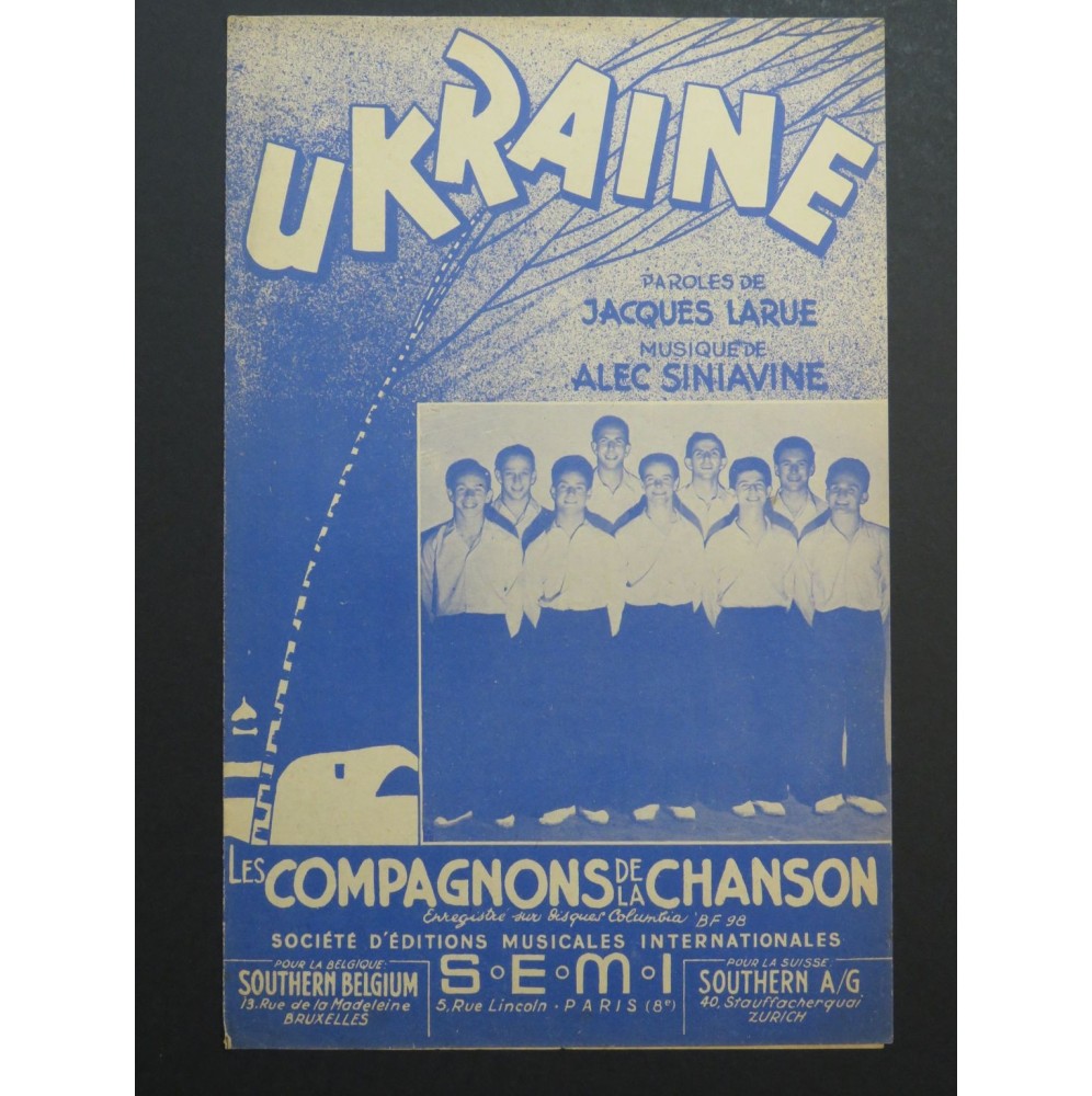Ukraine Les Compagnons de la Chanson Chant 1946