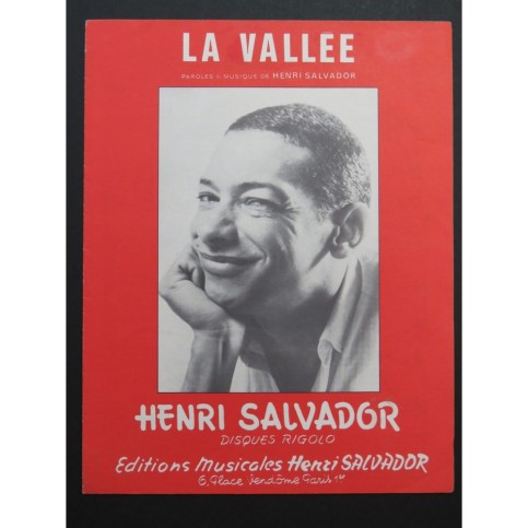 La Vallée Henri Salvador Chant Piano 1972