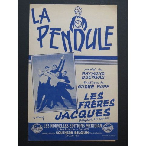 La Pendule Les Frères Jacques Chant 1955