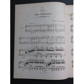 SCHULHOFF Jules Caprice sur des Airs Bohémiens op 10 Piano ca1850