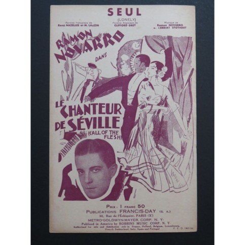 Seul Lonely Le Chanteur de Séville Chant 1931